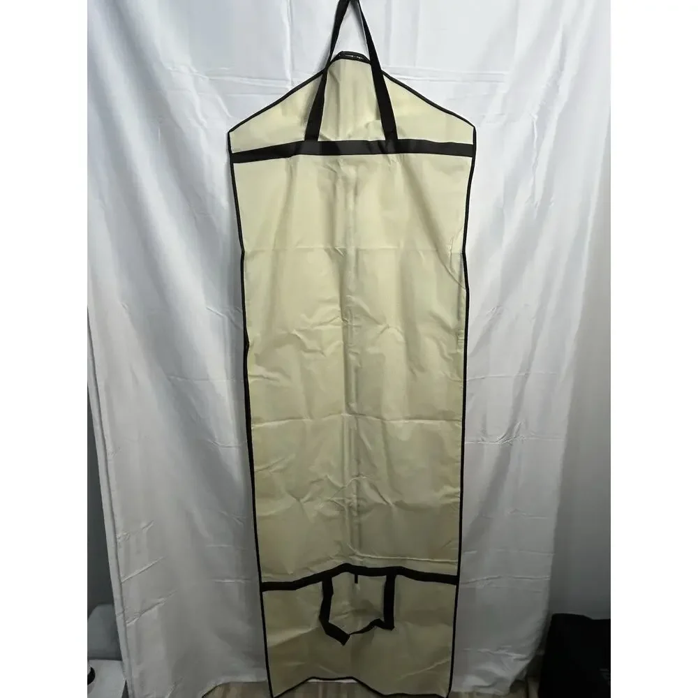 Garment Bag Suit Dress Cover Protector Storage Closet Organizer Beige